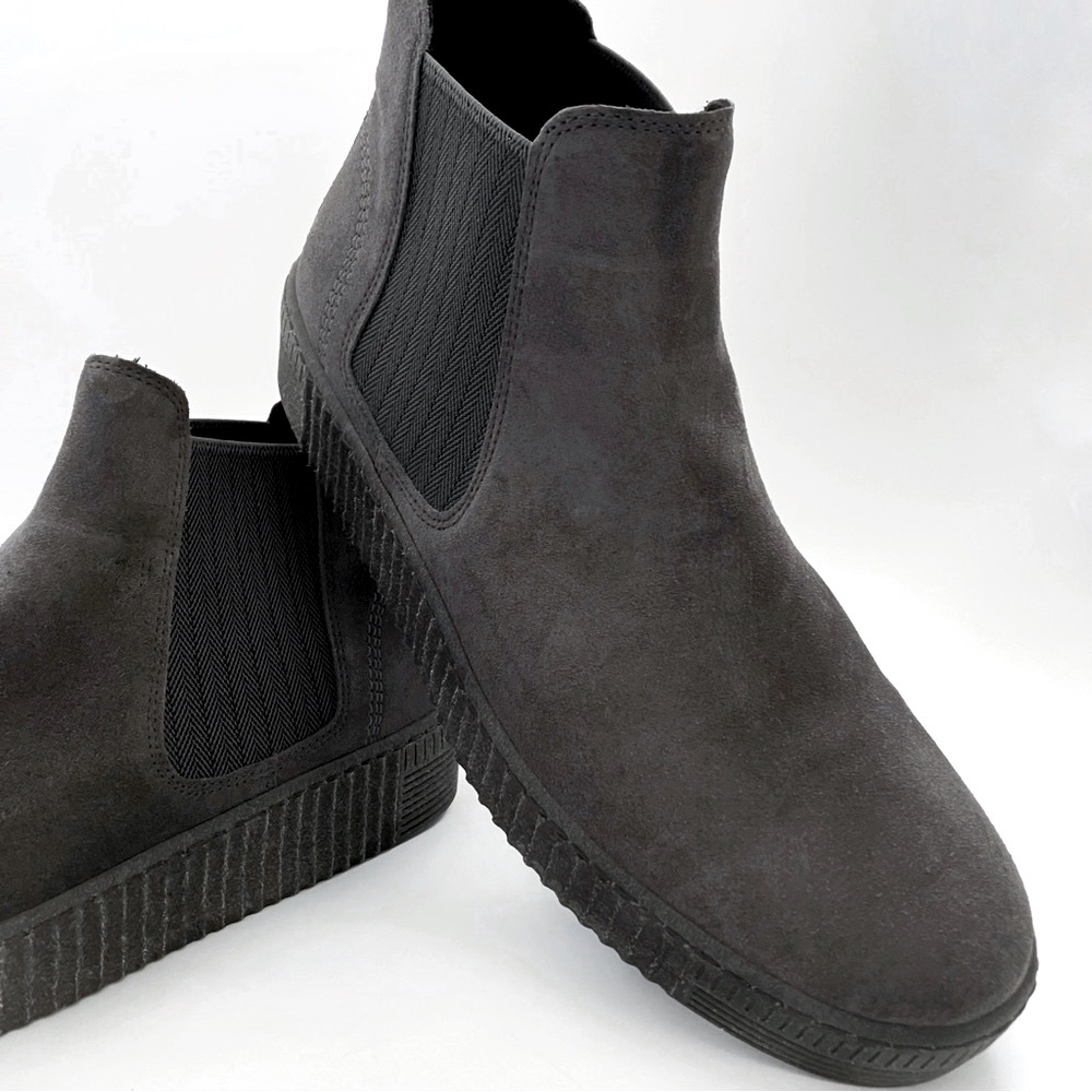 *New* GABOR LOURDES WOMEN’S CHELSEA ANKLE BOOTS Pepper Suede Size 9.5 US NWT $62